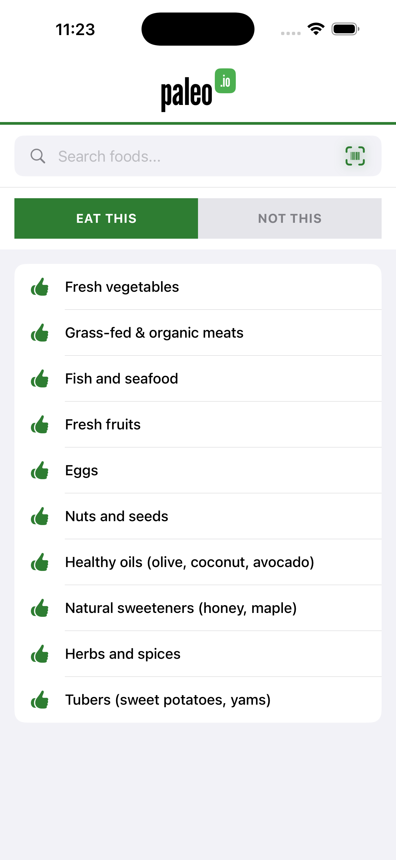 Paleo.io App - Eat This Guide