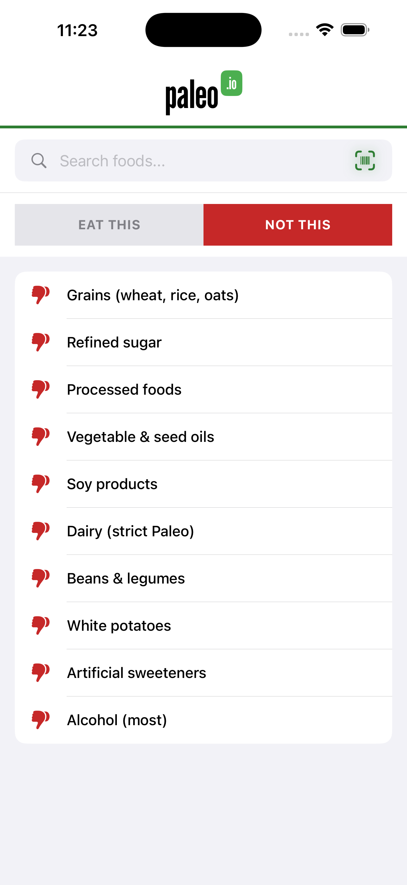 Paleo.io App - Not This Guide
